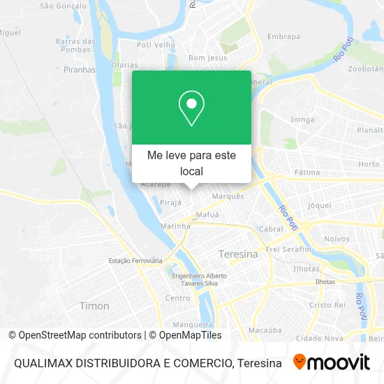 QUALIMAX DISTRIBUIDORA E COMERCIO mapa