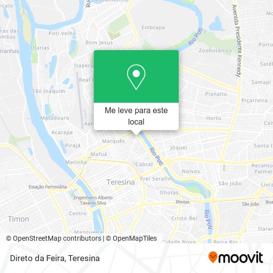 Direto da Feira mapa