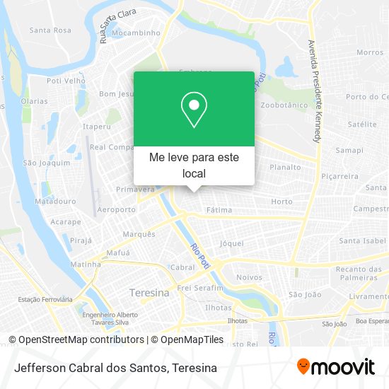 Jefferson Cabral dos Santos mapa
