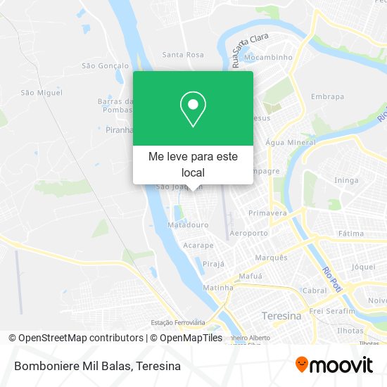 Bomboniere Mil Balas mapa