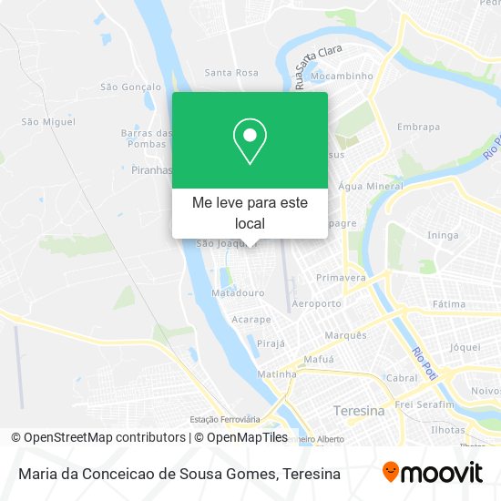 Maria da Conceicao de Sousa Gomes mapa