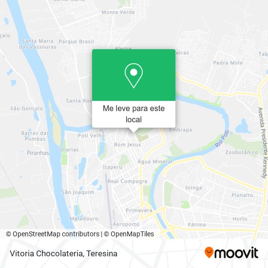 Vitoria Chocolateria mapa