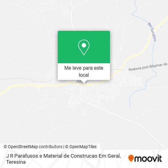 J R Parafusos e Material de Construcao Em Geral mapa