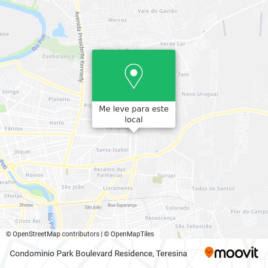 Condominio Park Boulevard Residence mapa