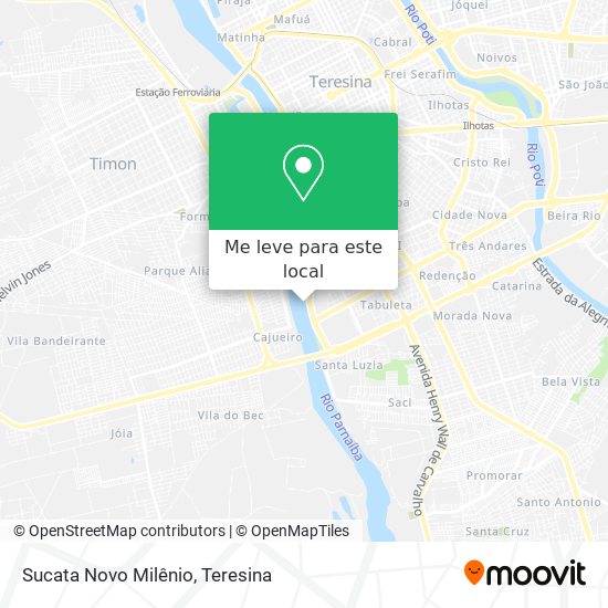 Sucata Novo Milênio mapa
