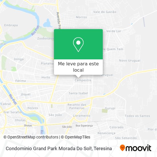 Condominio Grand Park Morada Do Sol! mapa