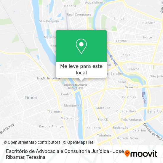 Escritório de Advocacia e Consultoria Jurídica - José Ribamar mapa