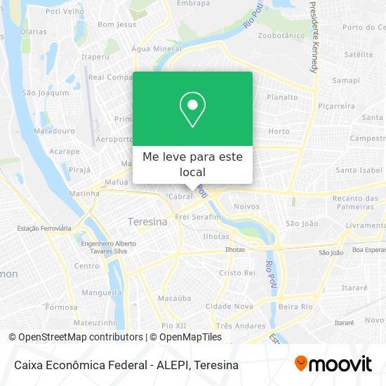 Caixa Econômica Federal - ALEPI mapa