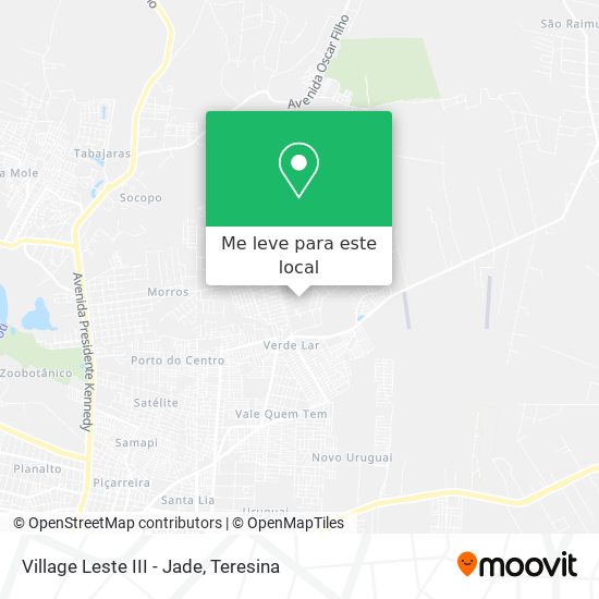 Village Leste III - Jade mapa