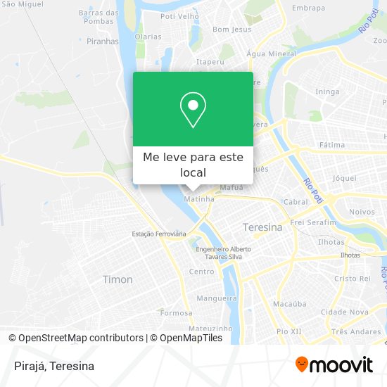 Pirajá mapa