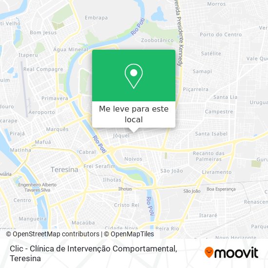 Clic - Clínica de Intervenção Comportamental mapa
