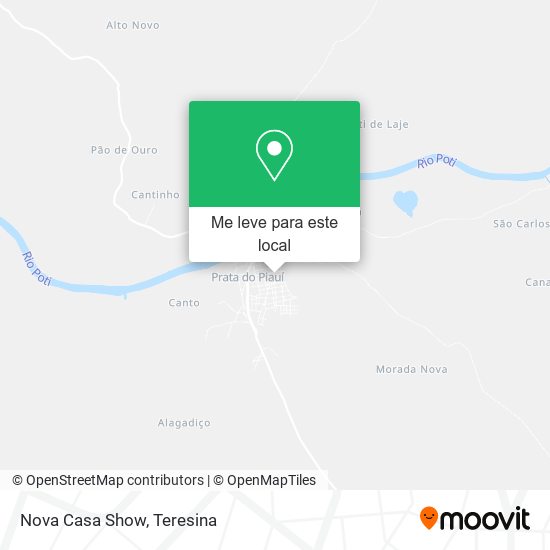 Nova Casa Show mapa