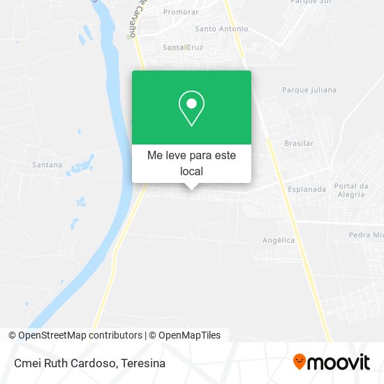 Cmei Ruth Cardoso mapa