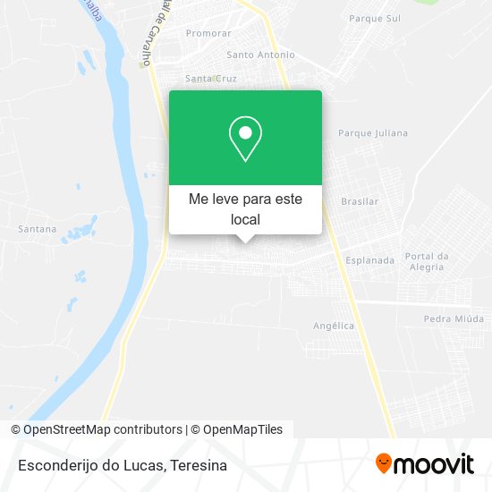 Esconderijo do Lucas mapa