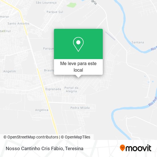 Nosso Cantinho Cris Fábio mapa