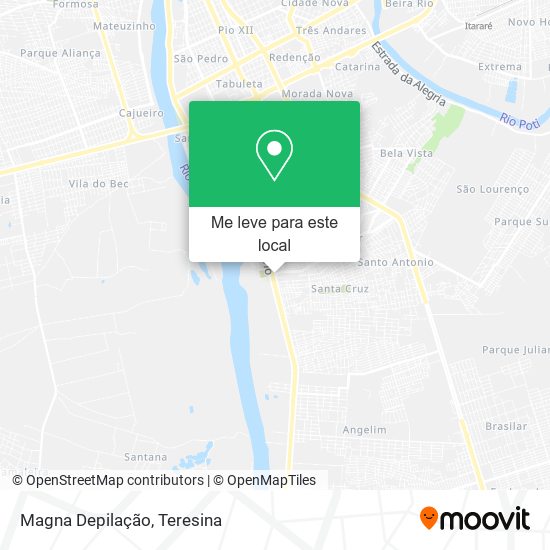 Magna Depilação mapa