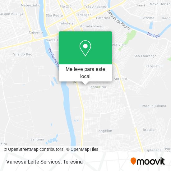 Vanessa Leite Servicos mapa