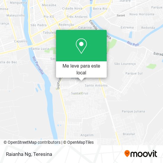Raianha Ng mapa