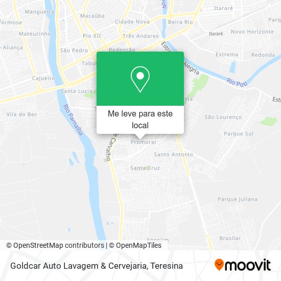 Goldcar Auto Lavagem & Cervejaria mapa