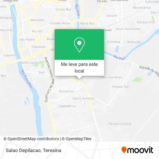 Salao Depilacao mapa