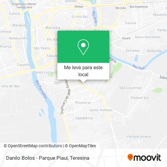 Danilo Bolos - Parque Piauí mapa