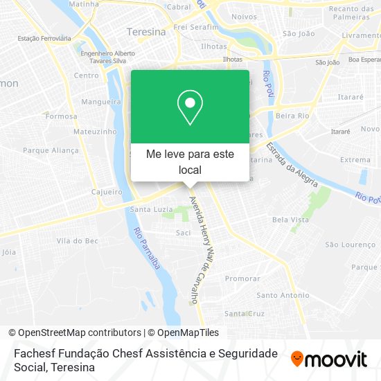 Fachesf Fundação Chesf Assistência e Seguridade Social mapa