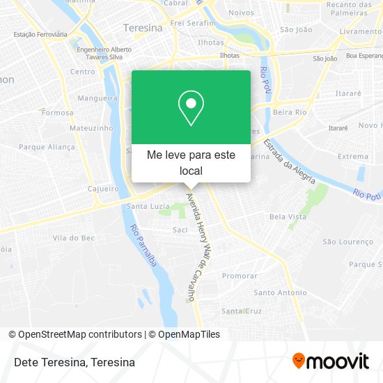 Dete Teresina mapa