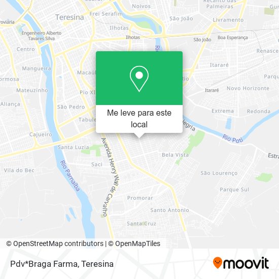 Pdv*Braga Farma mapa