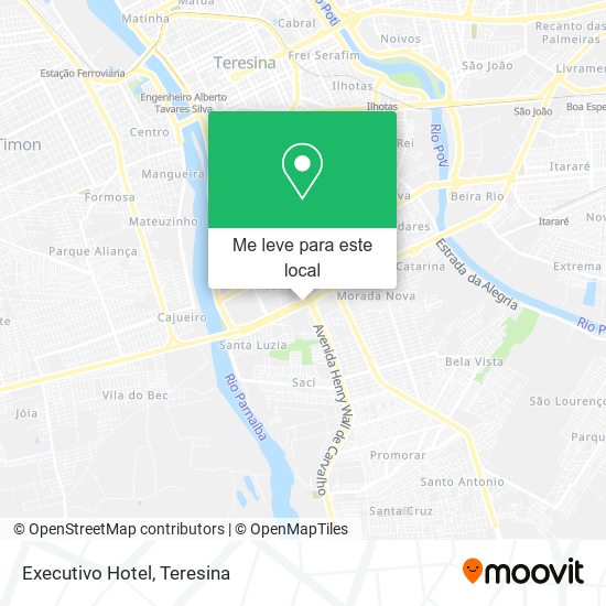 Executivo Hotel mapa