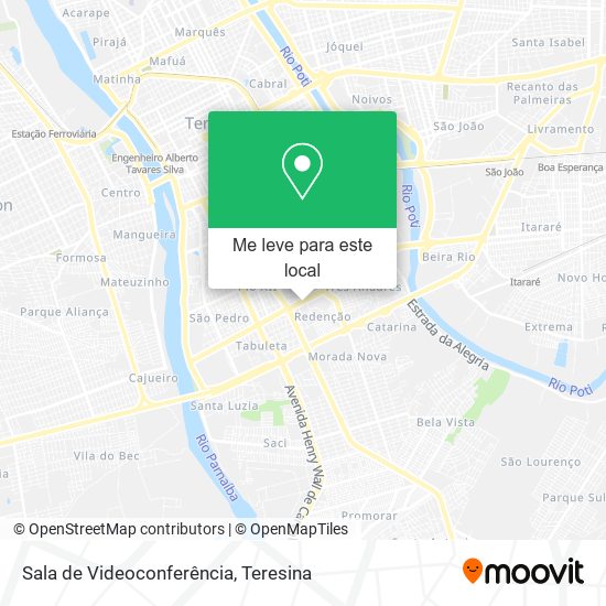 Sala de Videoconferência mapa