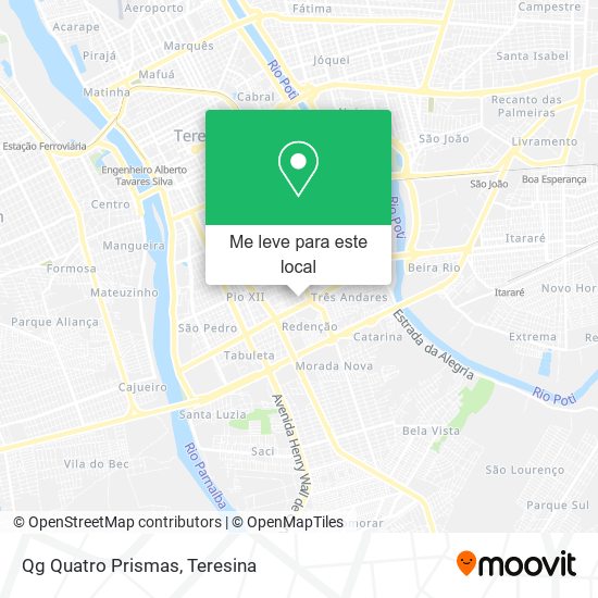 Qg Quatro Prismas mapa