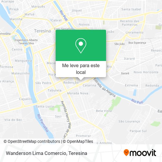 Wanderson Lima Comercio mapa