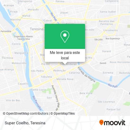 Super Coelho mapa
