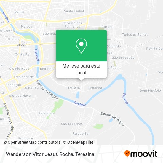 Wanderson Vitor Jesus Rocha mapa