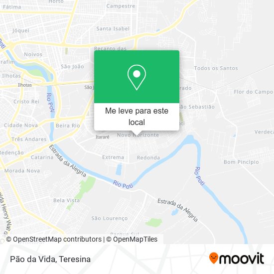 Pão da Vida mapa