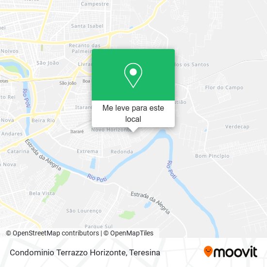Condominio Terrazzo Horizonte mapa
