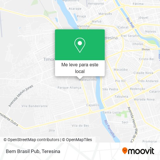 Bem Brasil Pub mapa