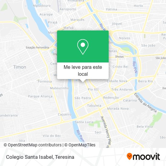 Colegio Santa Isabel mapa