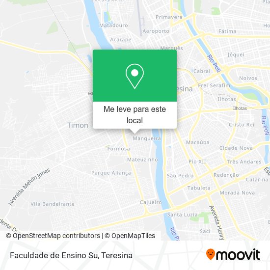 Faculdade de Ensino Su mapa