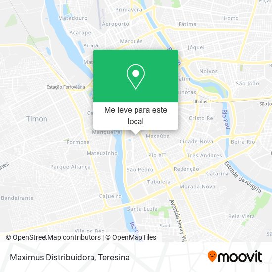Maximus Distribuidora mapa