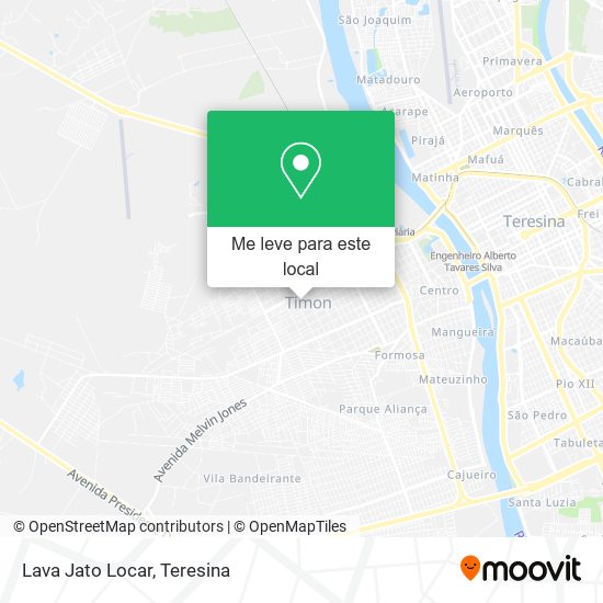Lava Jato Locar mapa