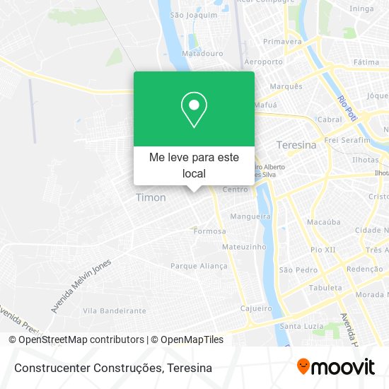 Construcenter Construções mapa