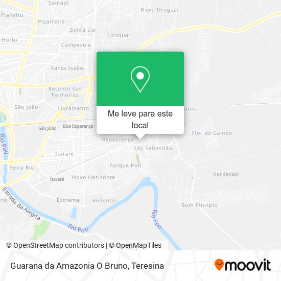 Guarana da Amazonia O Bruno mapa