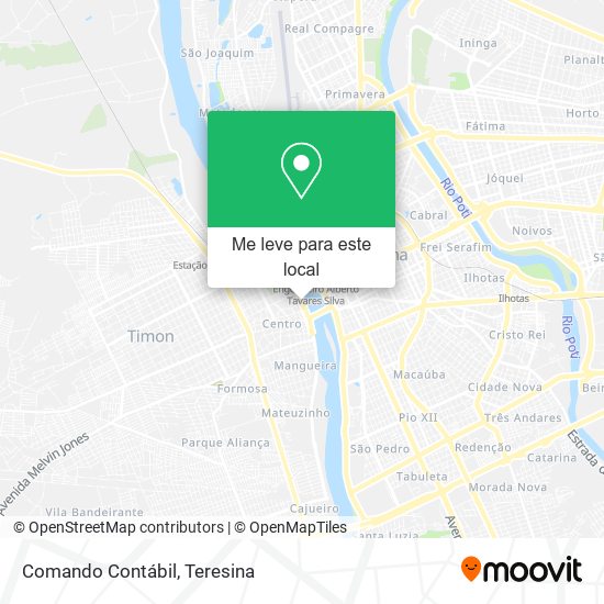 Comando Contábil mapa