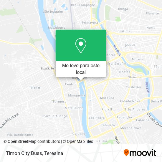 Timon City Buss mapa