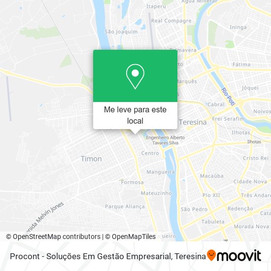 Procont - Soluções Em Gestão Empresarial mapa