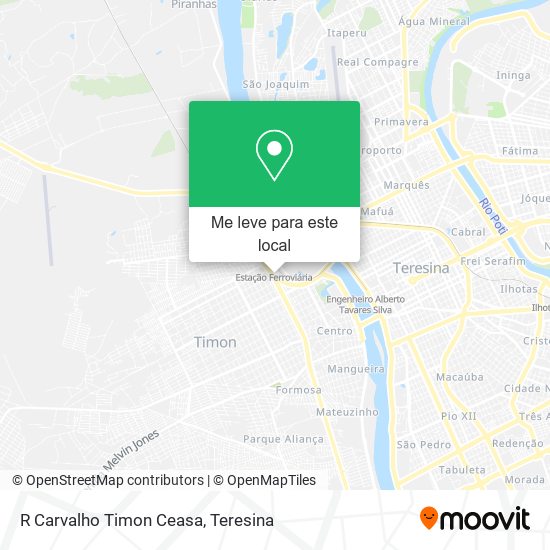 R Carvalho Timon Ceasa mapa