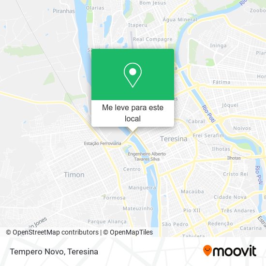 Tempero Novo mapa