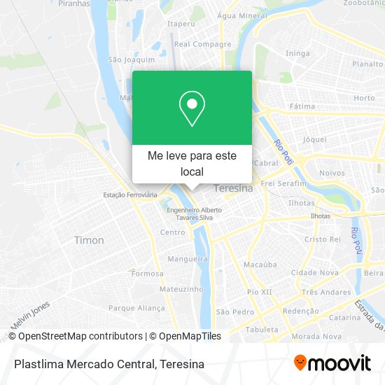 Plastlima Mercado Central mapa