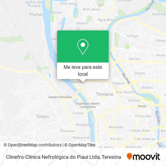 Clinefro-Clínica Nefrológica do Piauí Ltda mapa